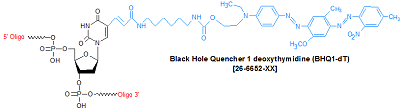 picture of BHQ-1-dT (Black Hole Quencher 1 dT)